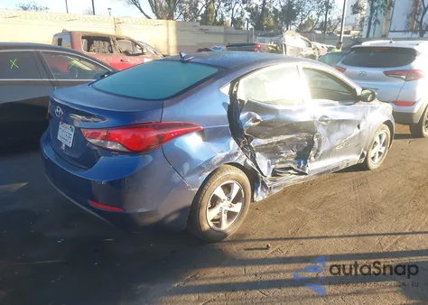 2015 Hyundai Elantra Se из США, поврежденный, VIN 5NPDH4AE2FH616841